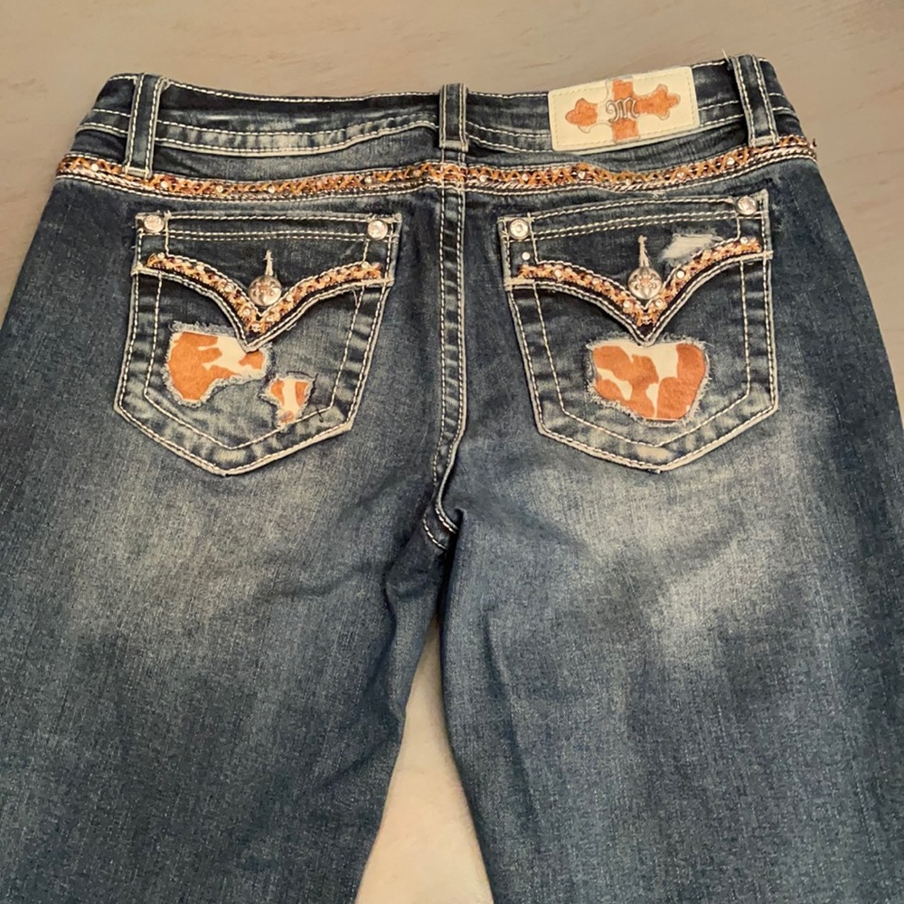MISS ME JEANS Cowhide print